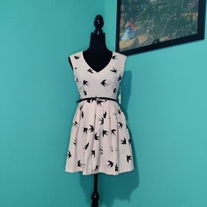 F21 Beautiful Birds Dress